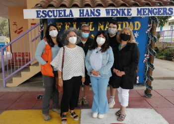 Minera Las Cenizas Faena Cabildo entregó materiales para mejorar espacios de Escuela Hans Wenke Mengers
