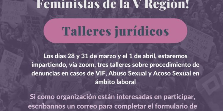 #8M: ABOFEM Valparaíso realizará talleres de capacitación en temáticas legales a agrupaciones feministas de la región.