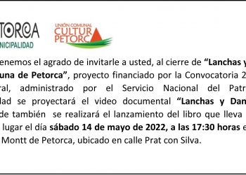 Invitación al cierre proyecto “Lanchas y Danzas: Prácticas sociales en la comuna de Petorca”