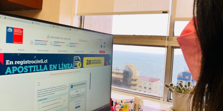 Registro Civil entregará 28 certificados  apostillados en línea.