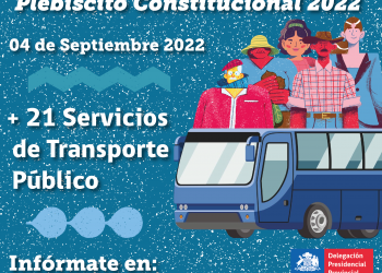 La DPP Petorca informa que se dispondrá de Servicios de Transporte Gratuito para Plebiscito Constitucional de Septiembre 2022.