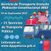 La DPP Petorca informa que se dispondrá de Servicios de Transporte Gratuito para Plebiscito Constitucional de Septiembre 2022.