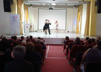 Personas mayores se lucen en gala de Tango organizada por la DPP Petorca.