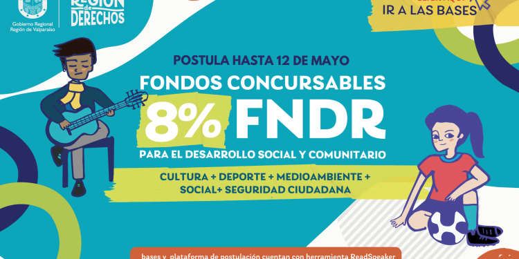 Gobierno Regional abre las postulaciones para Fondo del 8% del FNDR para organizaciones sociales